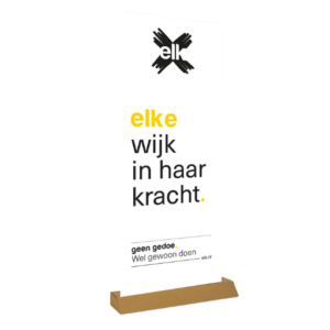 Roll-up banner wit