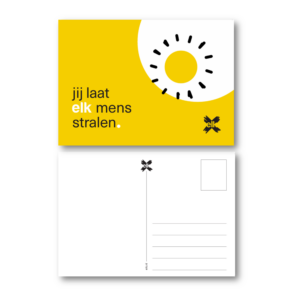 Ansichtkaart zon