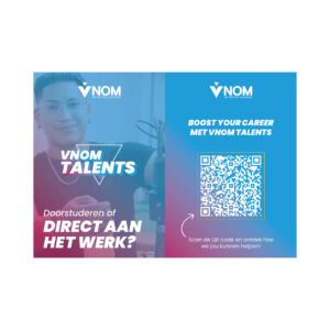 Leaflet 'Doorstuderen of direct aan het werk?'