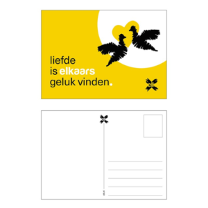 Liefde is elkaars geluk vinden